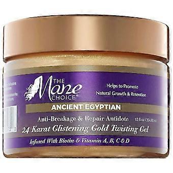 Oldtidens egyptiske 24 karat guld vridningsgel 12oz