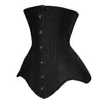 Gothic Solid Color Lift Up Female Waist Corset Wide Polyester Belt Women Fashion Slimming Waistband Adjustable Corsets