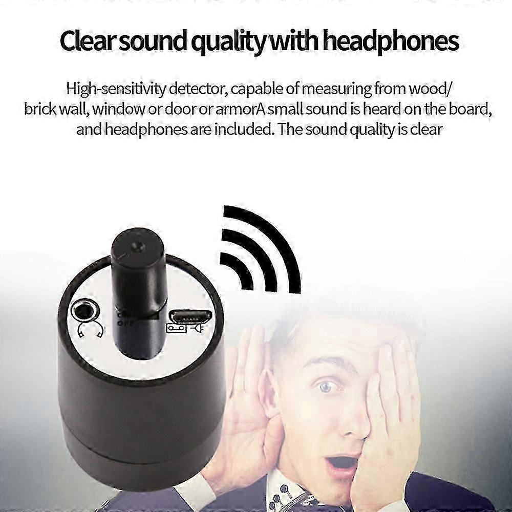 High Strength Through Wall Microphone Voice Listen Detector