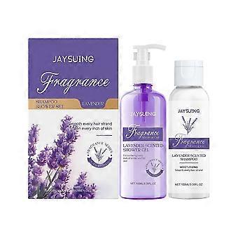 Lavender Shampoo & Body Wash Set - Återfuktande och skonsam rengöring för hår och hud