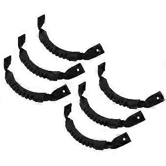 6pcs Kayak Carry Handles Canoa Boat Handle Replacement Accessory Kayak Plastic Handles Mala Handle Black