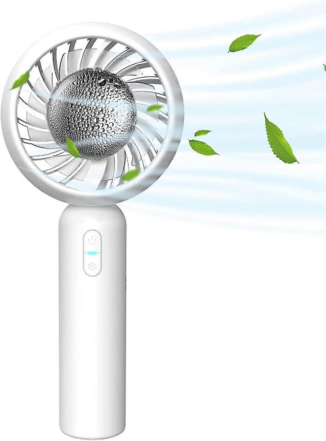 Powerful Mini Handheld Fan For Office- White
