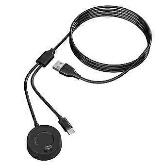Charging cable with charging base for Garmin Fenix ​​8 USB to USB C fast charging 1.2m