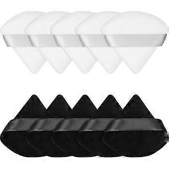 10 sztuk Czysty proszek Puff Face Triangle Miękki puder do makijażu Puff Loose Powder Puder mineralny Puder do ciała Narzędzia do makijażu (styl 1)