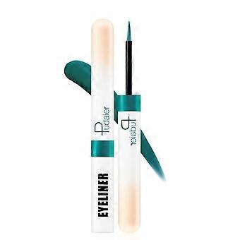 Dark Green Liquid Eyeliner - Ultrafine Tip, Quick Dry Waterproof, Long Lasting Eye Makeup, 0.12oz
