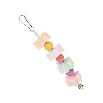 Hamster Chew Toys Flower Shape Mineral Stone for Pets 2Pcs