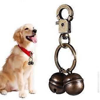 Dog Bell Pet Collar Bell Brass Bell Decorative Cat Bell Collar Hanging Bell Dog Collar Decor Key Chain Pendant Pet Collar Pendant