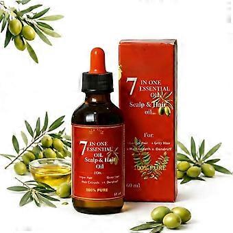 Olio per capelli multi-miscela, siero condizionante leggero 60 ml, rosso
