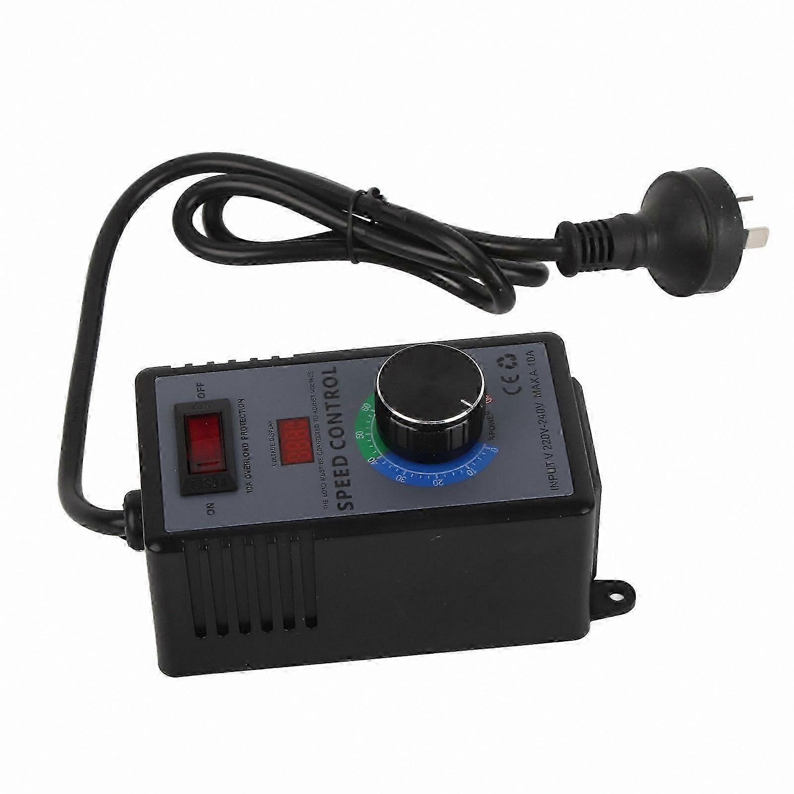 Variable Speed Control for Fans with Overload Protection and Adjustable Output Settings