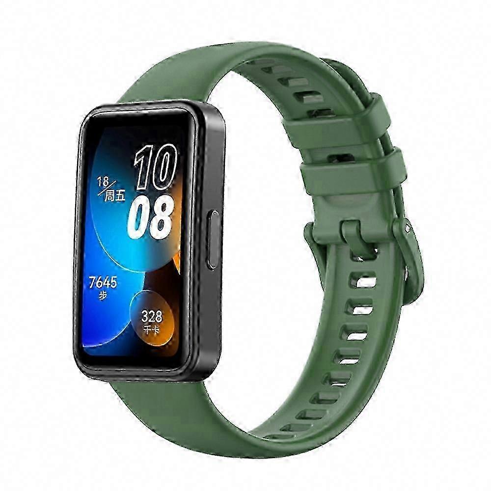 For Band 8 16mm Solid Color Silicone Replacement Watch Strap