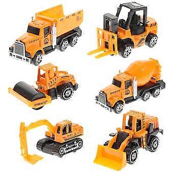 Engineering Truck Alloy Construction Toy for Kids with 1Set Vehicles