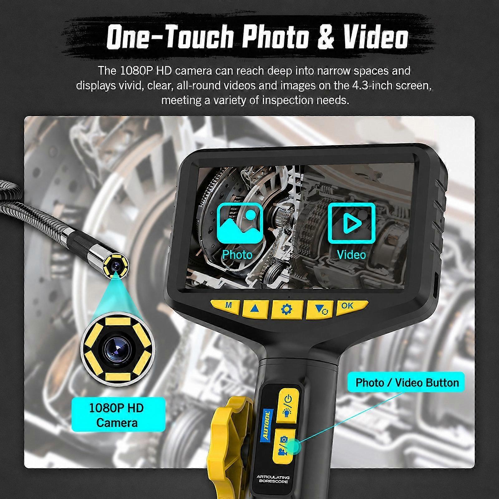 AUTOOL SVB305 1080P High Definition Visual Endoscope SVB305