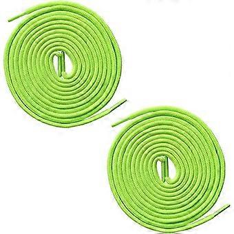 2 items 150cm Ronde Laars VetersGroen, 5mm Ronde Laars Veters voor Werkschoenen, Heavy Duty Wandelschoen Veters, Wandelen/Veiligheid/Trekking Schoenveters voor Dames o