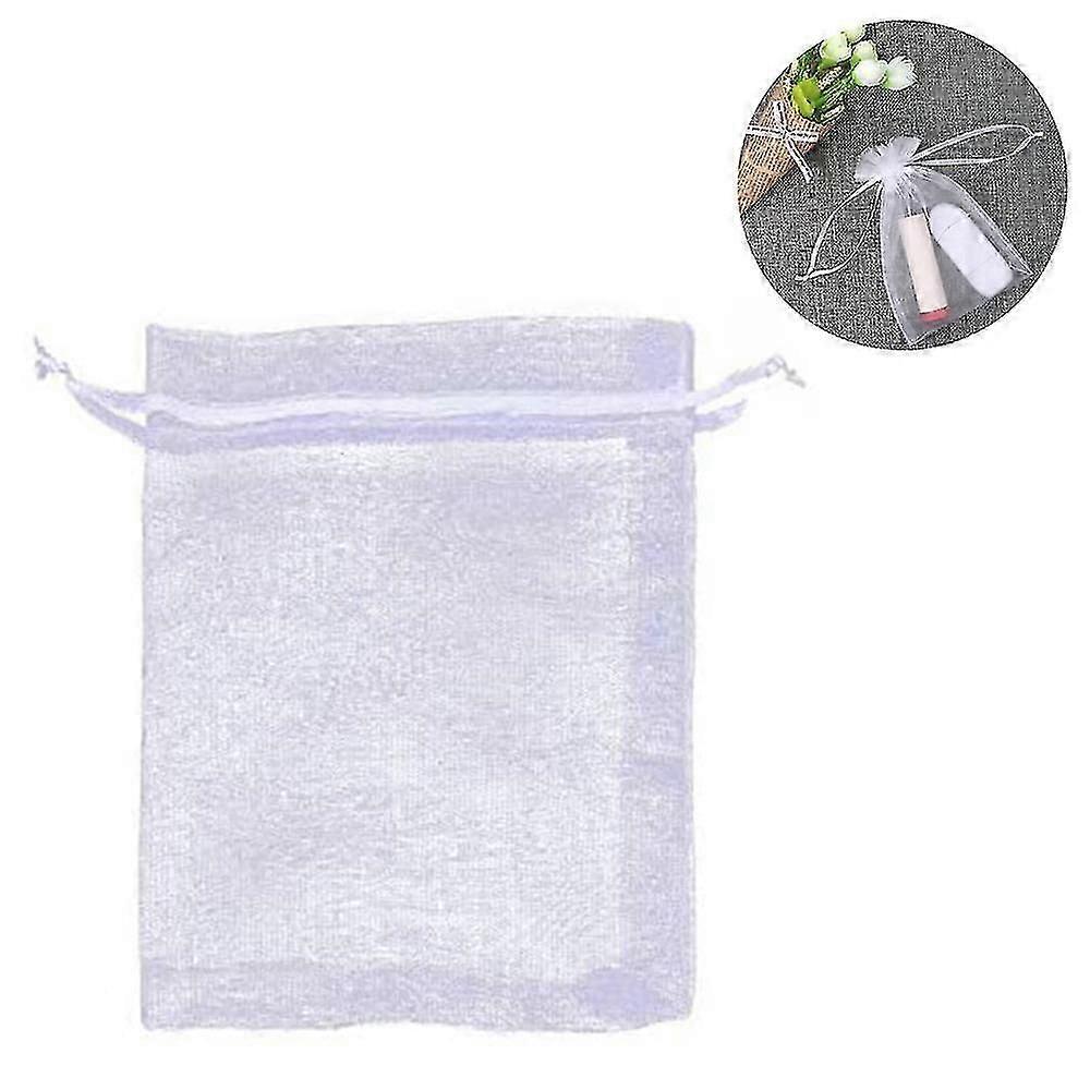 100pcs Bead Bag Drawstring Gift Bag , Candy Mesh Drawstring Bags