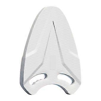 Pool Class Kickboard for Swim Practice, Training Board with Hand Hold Openings and Grained Outer Finish Support  White