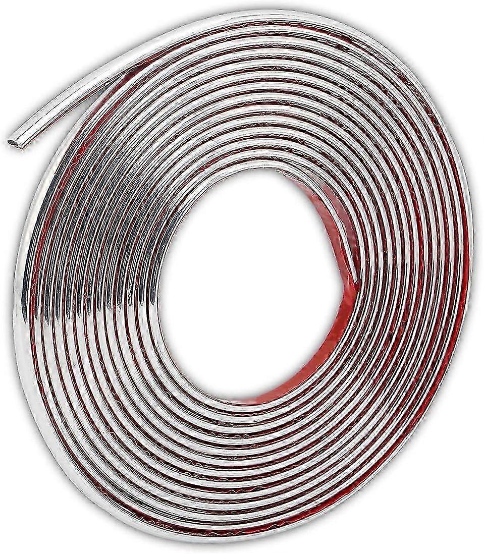 Soft PVC Silver 3D Decorative Trim