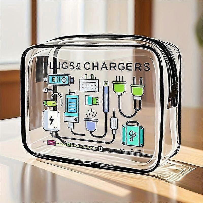 Water-Resistant Transparent PVC Foldable Pouch