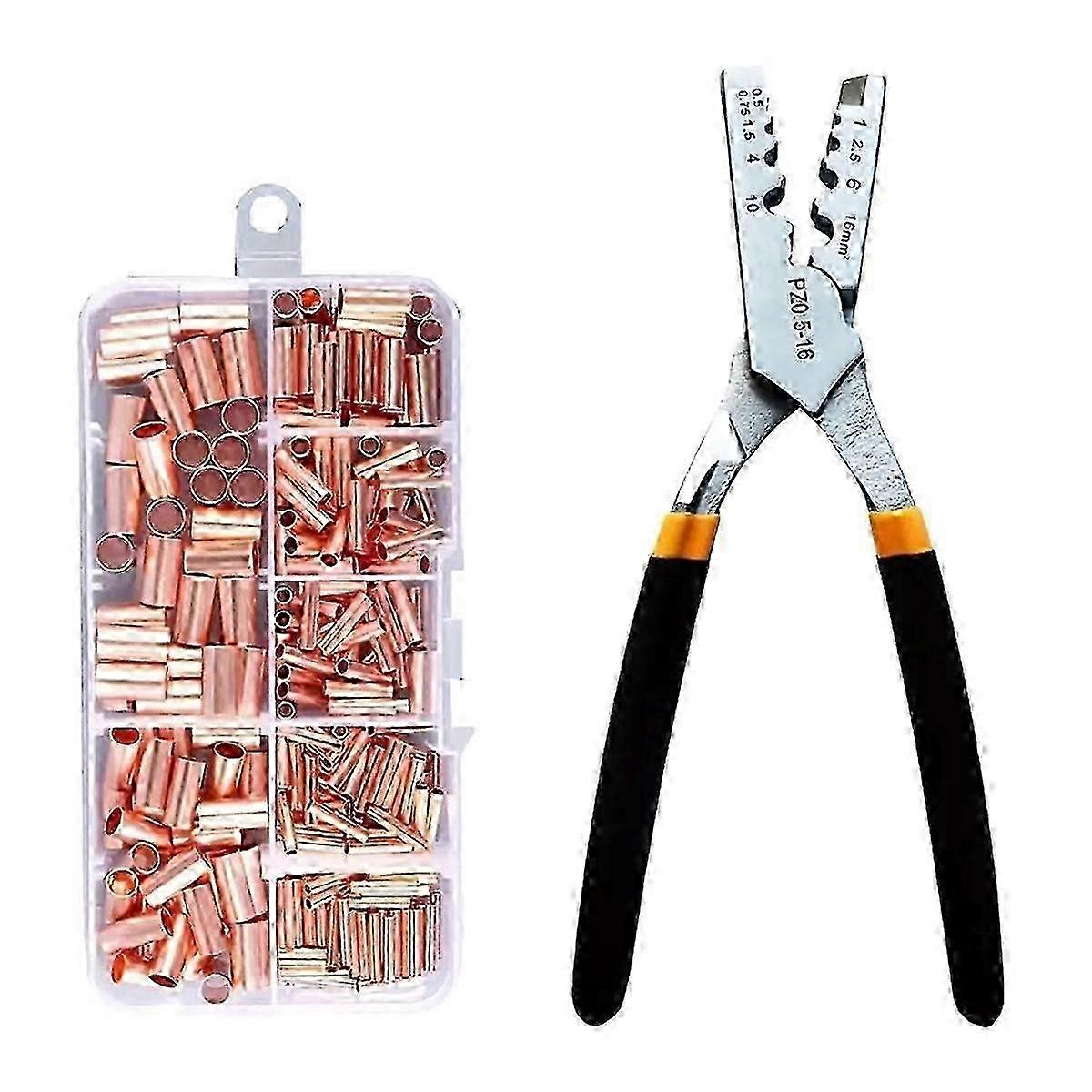 250pc Copper Wire Ferrules Kit
