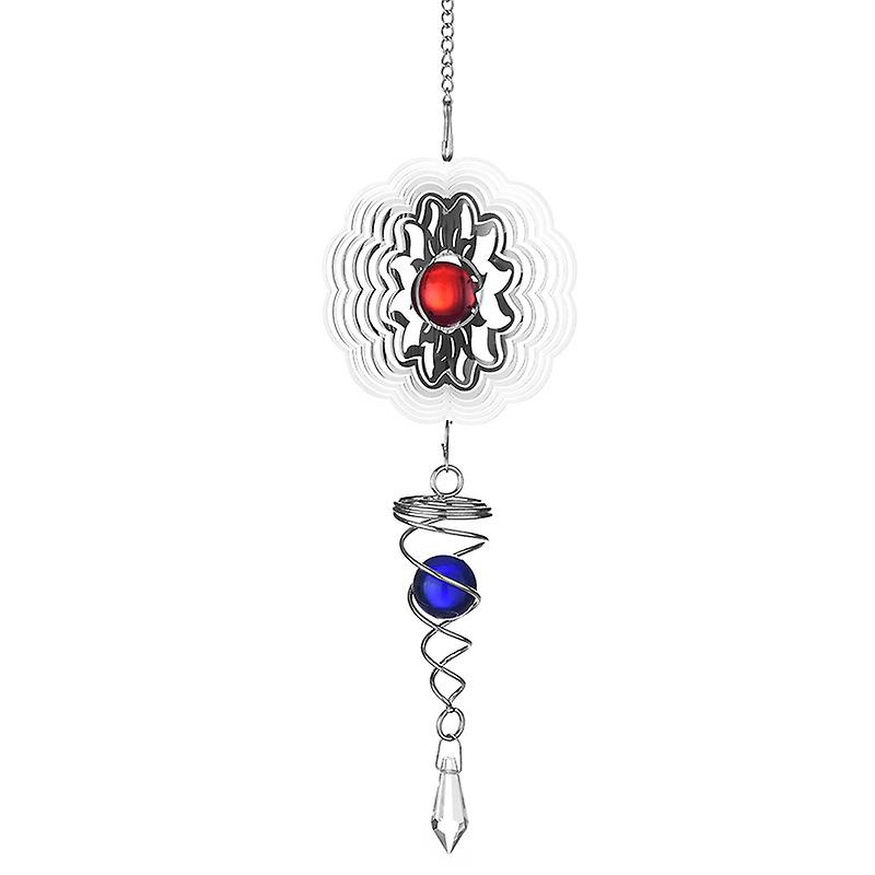 Stainless Steel Mirror Continuously Cool Rotating Wind Chimes