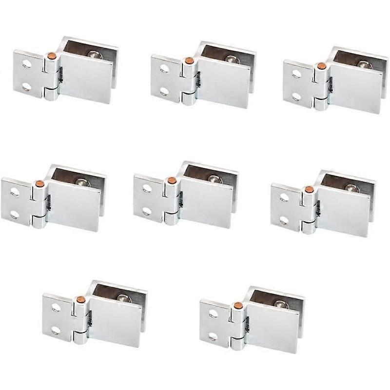 8er Pack Glastürscharniere Einstellbare Einzelklemme