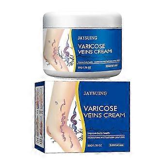 Creme calmante para varizes nas pernas, 50g, reduz o inchaço e a dor causados ​​por vasinhos.