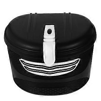 Electric Bike Front Frame Basket with Lock 1Set for Cycling