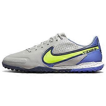 Nike React Legend 9 Pro TF Turf Soccer Shoes Grey/Yellow DA1192-075