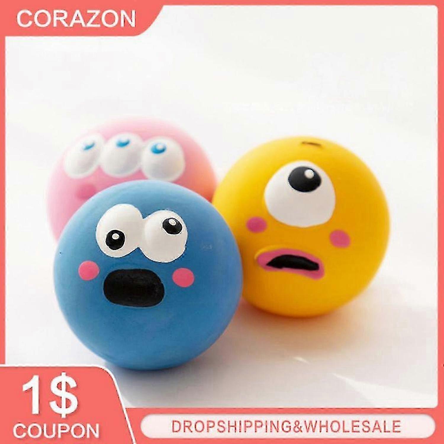 Soft Squeaky Rubber Ball For Small Dogs