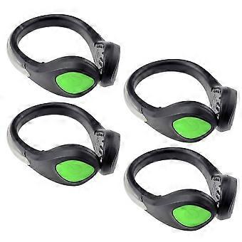LED Shoe Clip Light for Night Running Safety 4Pcs Clip Lights