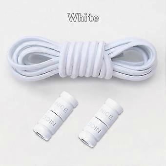 1 Pair Colorful Capsule Buckle Elastic Sneaker Laces for Easy Wear Unisex Bold Round No-Tie Shoelaces with Lazy Shoe Accessories