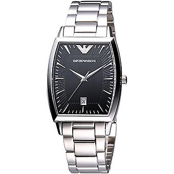 Emporio armani classic gent Quartz Analog Man Watch with AR0938 Stainless Steel Bracelet