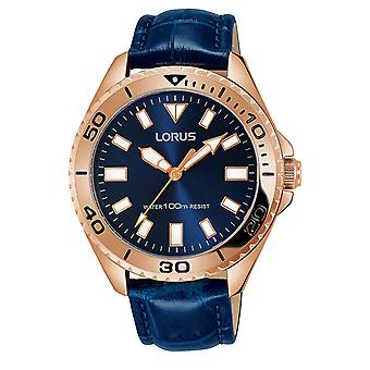 Lorus sport man reloj para Hombre Analógico de Cuarzo con brazalete de Piel de vaca RG206MX9