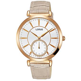 Lorus woman Quartz Analog Woman Watch with Cowskin Bracelet RN418AX9
