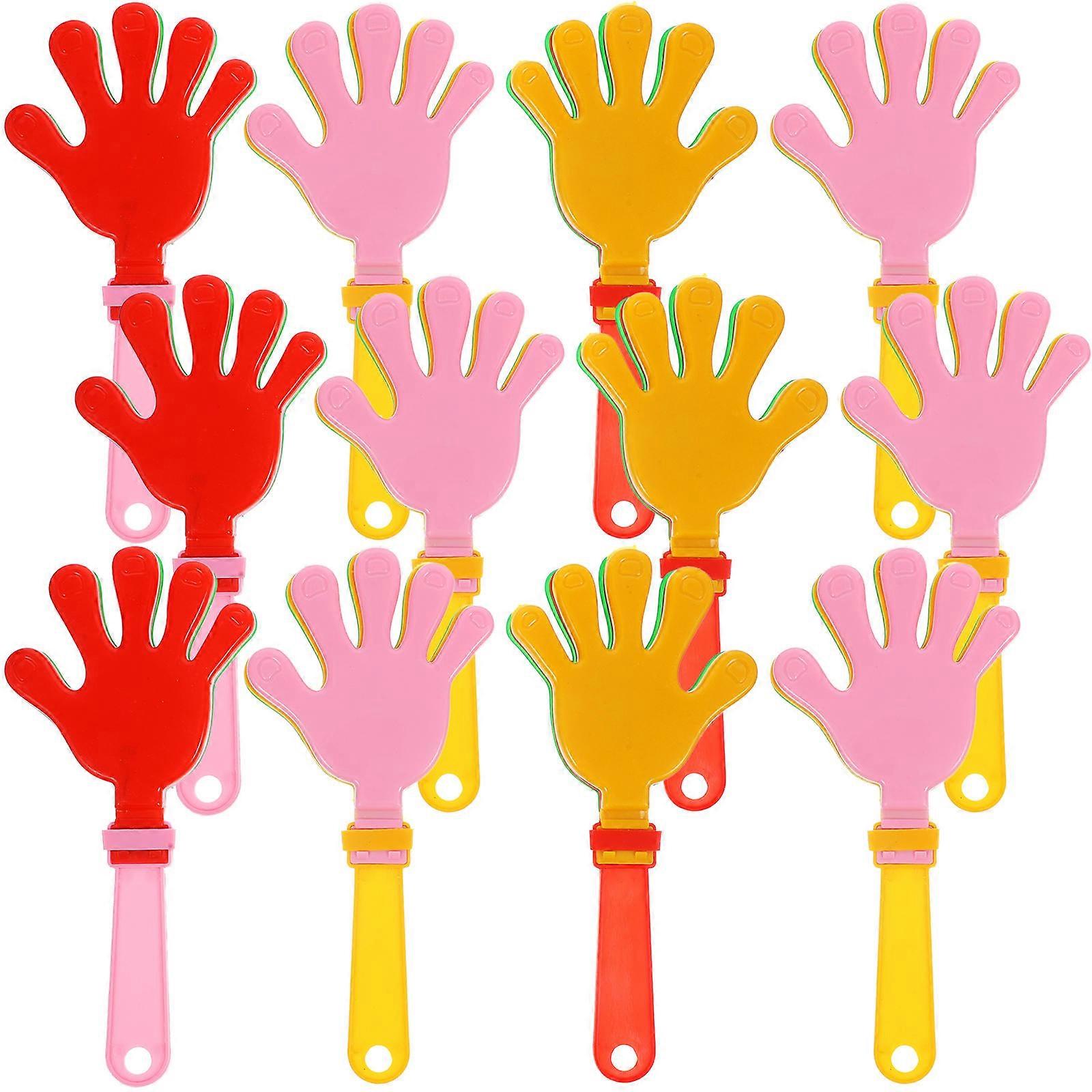 Plastic Hand Clappers for Party Decor 20Pcs Assorted Clappers