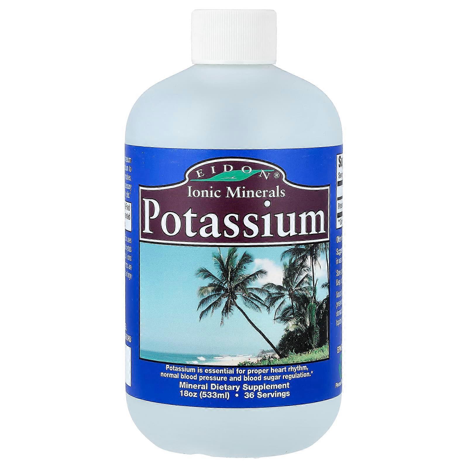 Eidon Ionic Minerals, Ionic Minerals, Potassium, 18 oz (533 ml)