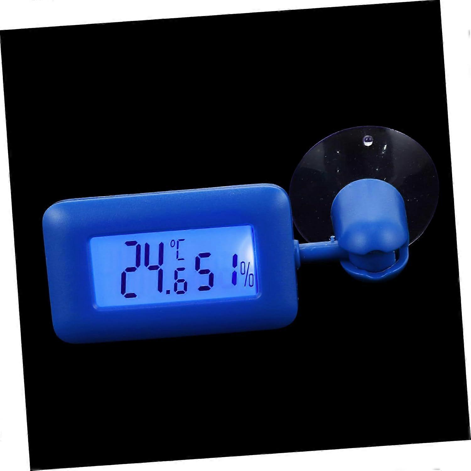 Digital Reptile Thermometer Hygrometer 360 Rotating Suction Cup