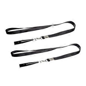 2 Pack Dog Training Whistle 210.5 with Lanyard Black Compatible with Dog Recall Barking Control