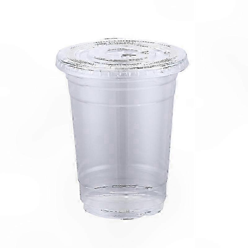 360ml Clear Cups + Secure Lids Pack