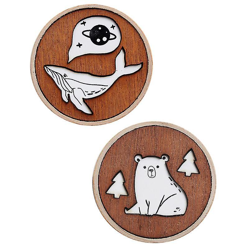 6.8X6.8x1.6cm Refrigerator Magnets 2pcs Bottle Opener Fridge Magnet Multi-functional Bott