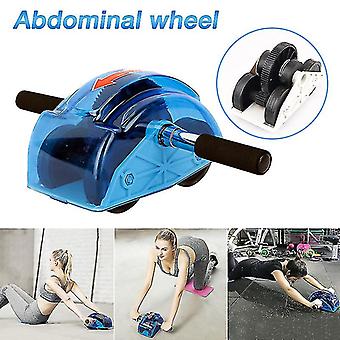 Abdominal Wheel 4 Roller Wheel Abdominal Muscle Exerciser With Gear For Home Gym Workout
