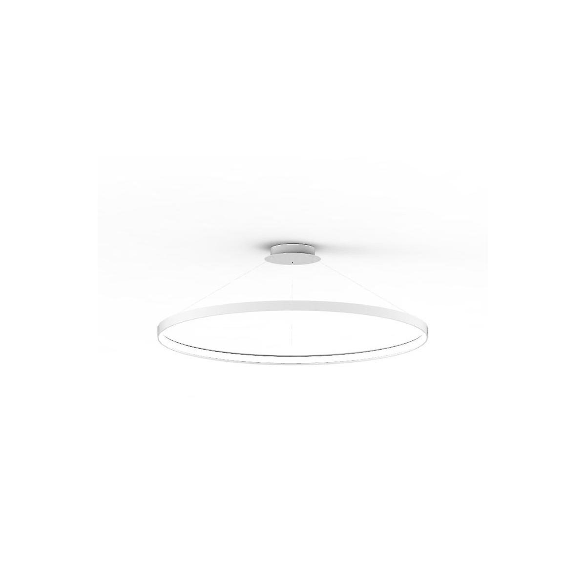 Zumaline Circle Integrated LED Pendant Ceiling Light, White, 7820lm, 3000K