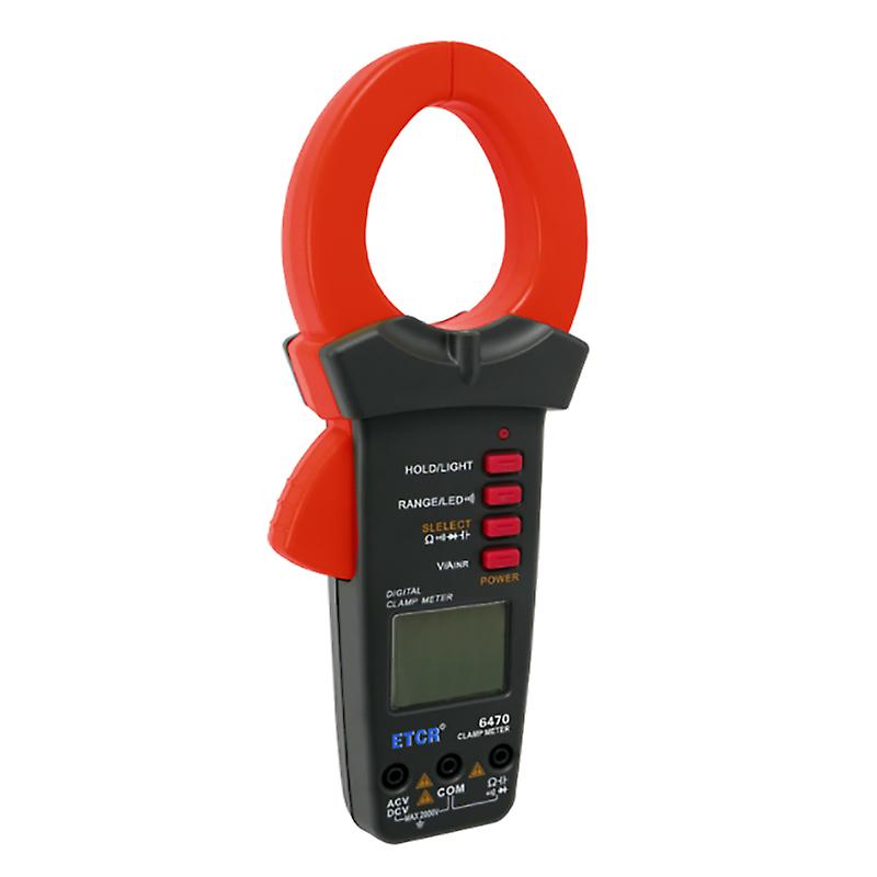 Etcr6470 Clamp On Multimeter Digital High Precision Ammeter Ac/dc Clamp On Meter