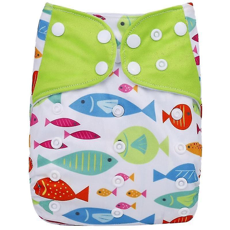 Q Reusable Pocket Adjustable Baby Nappies Suede Inner Cloth Diaper