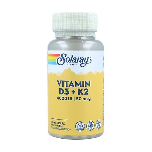 Vitamin D3 + K2 60 vegetable capsules