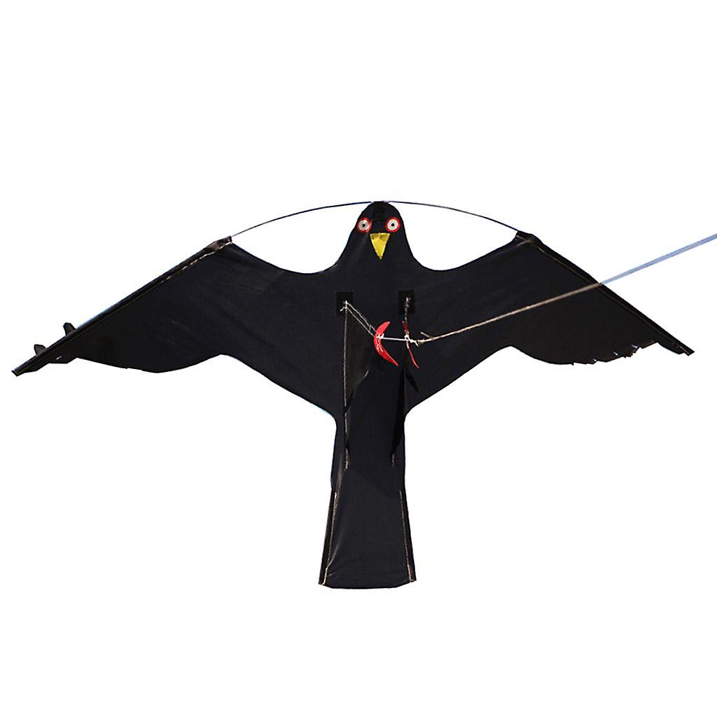 Hawk Bird Kite with Line Swivel + Kite Blue Handle with 100m Kite Line Toys