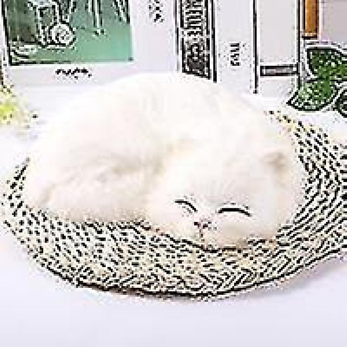 1pc Mini Cute Stuffed Animals - Sleeping Cats For Home Crafts Cat