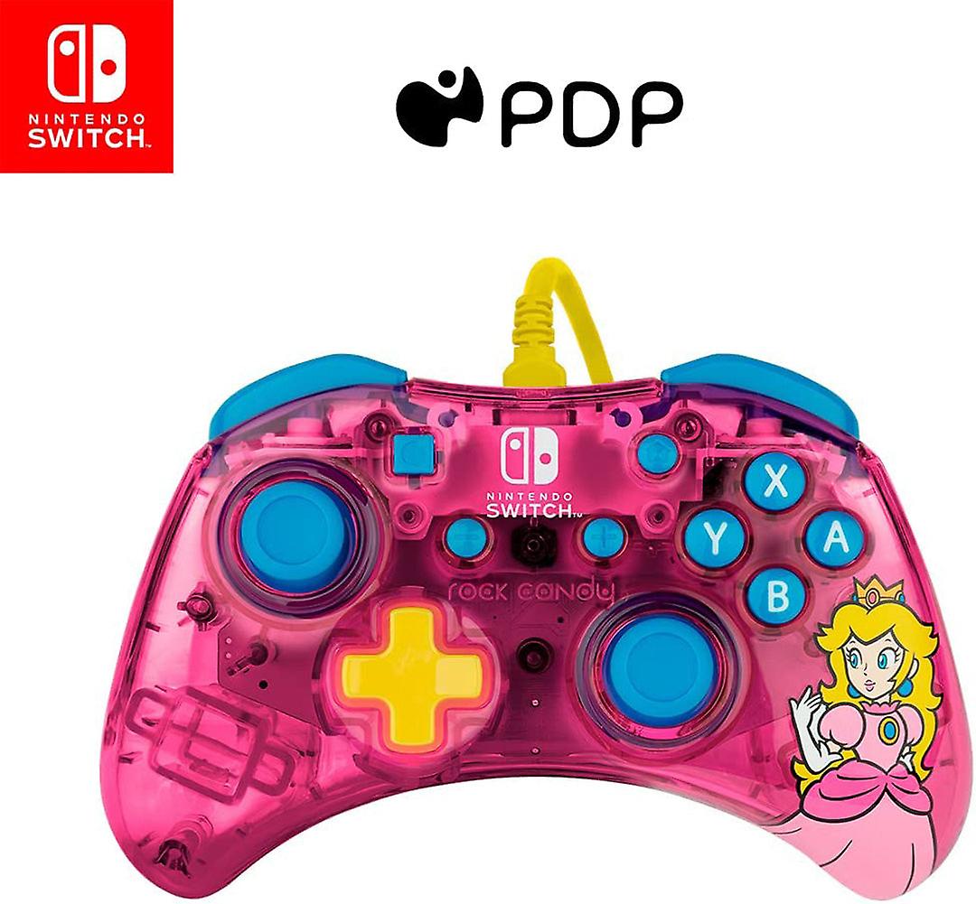 Pdp - Rock Candy Wired Controller For Nintendo Switch - Peach