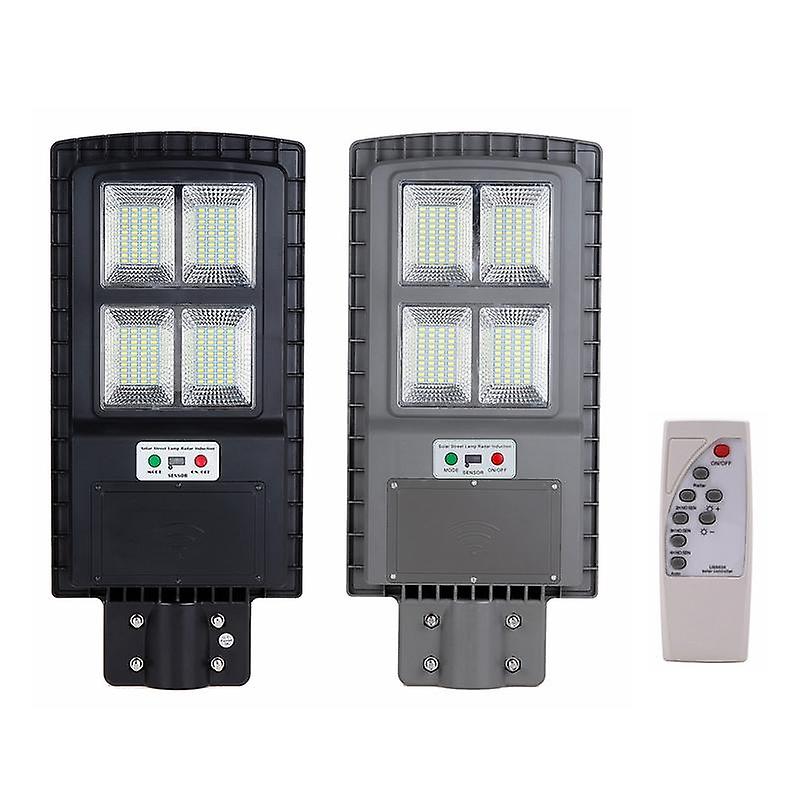 90W Super Bright Solar Street Lights - Waterproof Led Flood Light With Remote, Dusk To Dawn, Pir Motion Sensor, Commercial Lighting