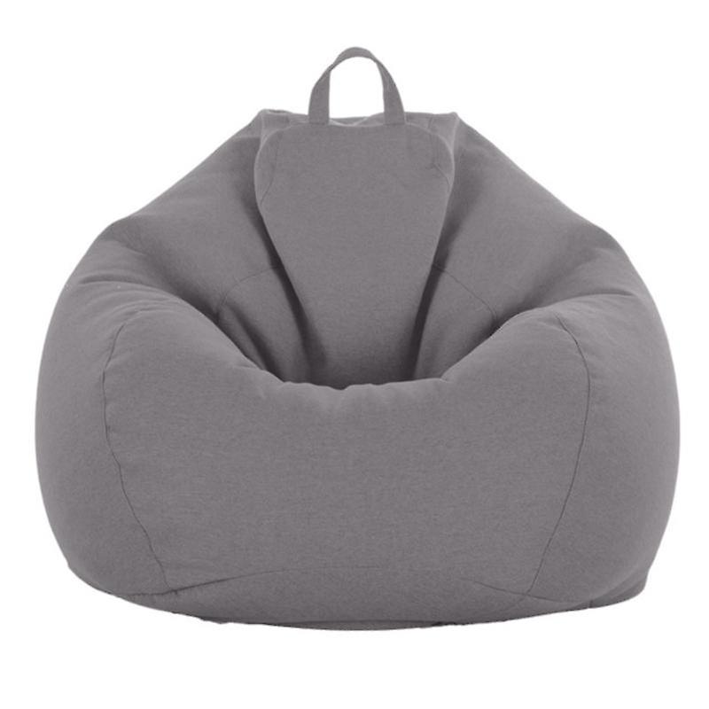 Sofa Protector Breathable Waterproof Flax Removable Bean Bag Cover for Indoor