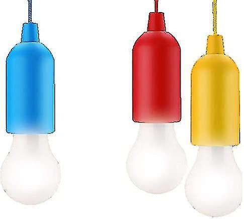 4pcs Ledプルワイヤーキャンプライトテントライトブルー、グリーン、ブラック、オレンジ、ローズレッド55 * 55 * 160mmプラスチック